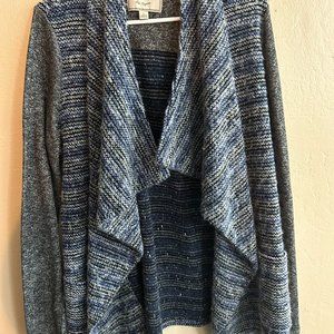 Lucky Brand, Large, knitted blue, blk, and white